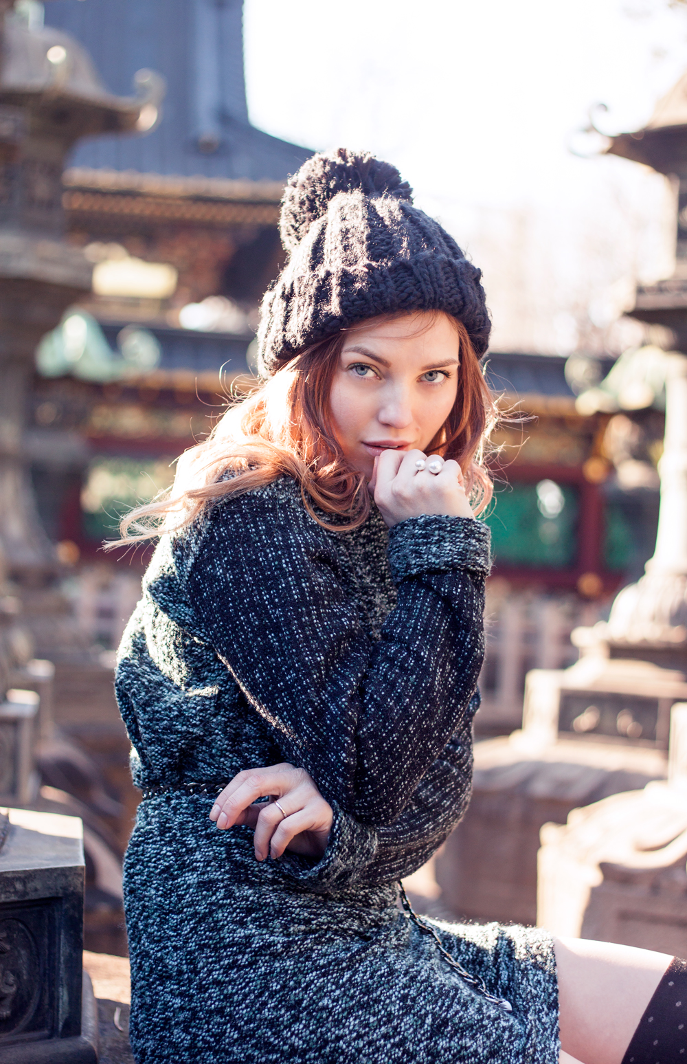 Ueno park, tokyo, japan, Ueno Tōshō-gū, Tosho gu, japanese history, shrine, tokyo fashion, all knits look, fashion blogger in tokyo